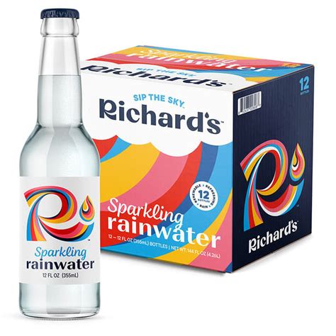 Richards rainwater - Package Dimensions ‏ : ‎ 12.13 x 9.41 x 6.77 inches; 7.55 Pounds. Item model number ‏ : ‎ 0852437008247. UPC ‏ : ‎ 852437008247. Manufacturer ‏ : ‎ Richard's Rainwater. ASIN ‏ : ‎ B08MC9SCYK. Best Sellers Rank: #263,590 in Grocery & Gourmet Food ( See Top 100 in Grocery & Gourmet Food) #625 in Carbonated Drinking Water.